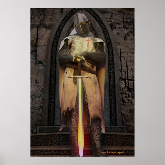 Knight Templar Poster (Frente)