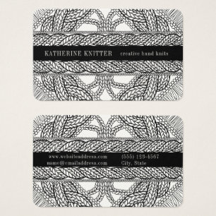 KNIT Oceana Cartão de visita de CABO BRANCO