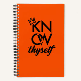KNOW THYSELF Tactical Journal | Int Orange