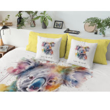 Koala Cudles em cores, personalizado