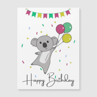Koala Deseja Feliz Aniversário Para Você Koalas