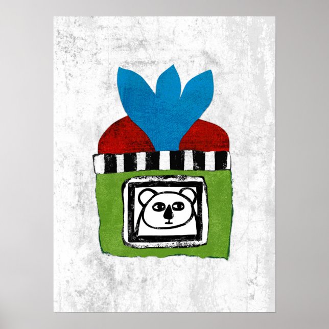 Koala Em Home Poster Wall Art (Frente)