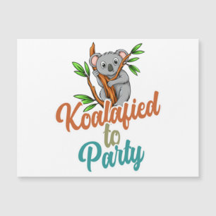 Koalafied to Party Qualified Pun Cute and Funny Ko