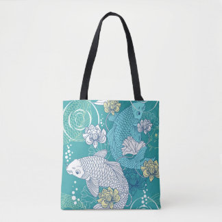 Koi Carp - Sacos De Tote Sem Costura