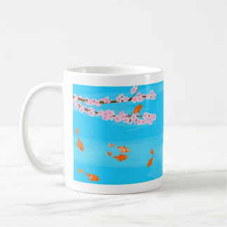 Koi e caneca de Sakura