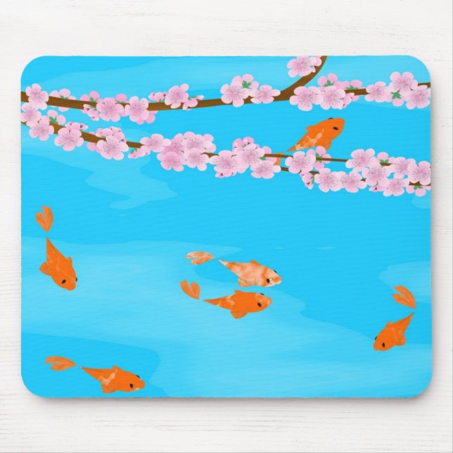 Koi e Sakura Mousepad (Frente)