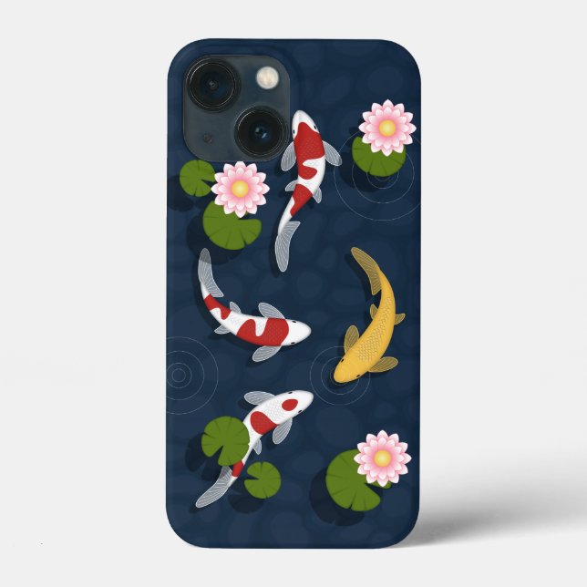 Koi Fish Pond Japonês (Verso)