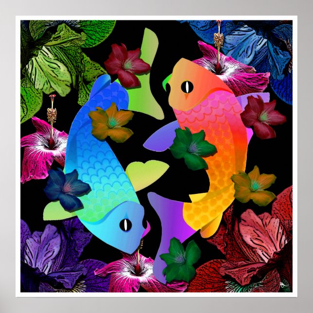 Koi Fish Poster (Frente)