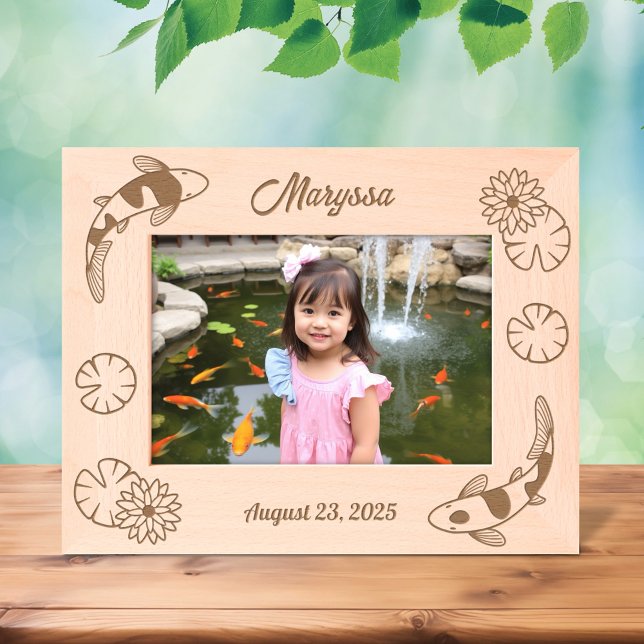 Koi Fish Water Lily 7x5 (Criador carregado)