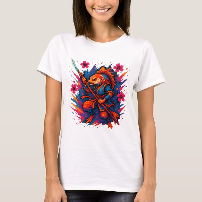Koi Kriegerin T-Shirt (Frente)