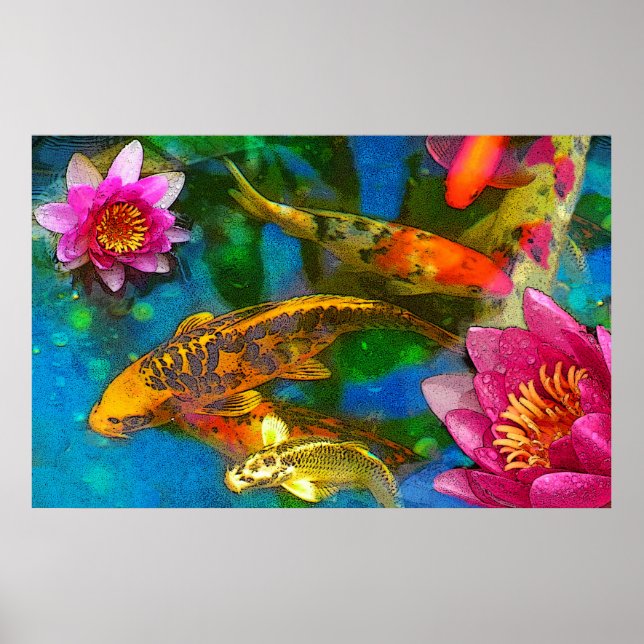 koi play, poster (Frente)