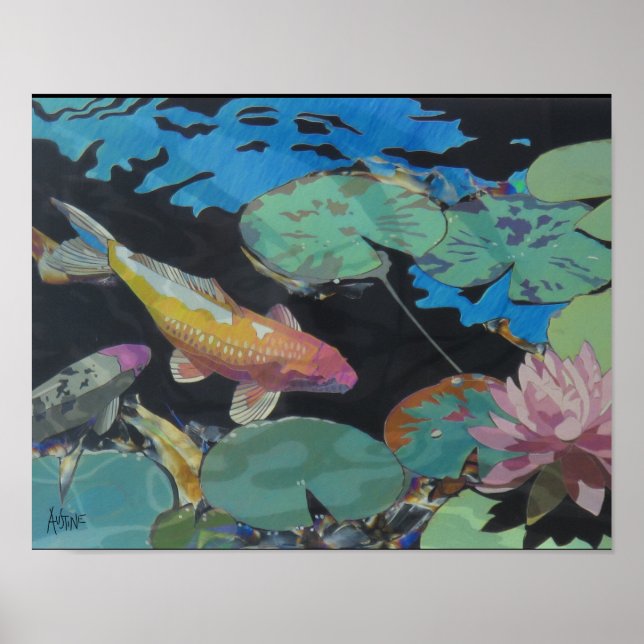 Koi Pond Poster (Frente)