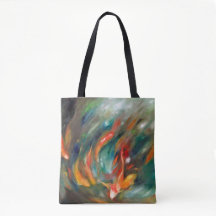 Koi Storm - Custom All-Over-Print Tote Bag