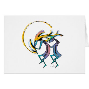 Kokopelli e cartão de Kokopelli Mana