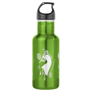 Kokopelli que cinzela a garrafa de água 18oz