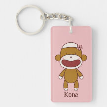 Kona, Chaveiro de acrílico do macaco-meia