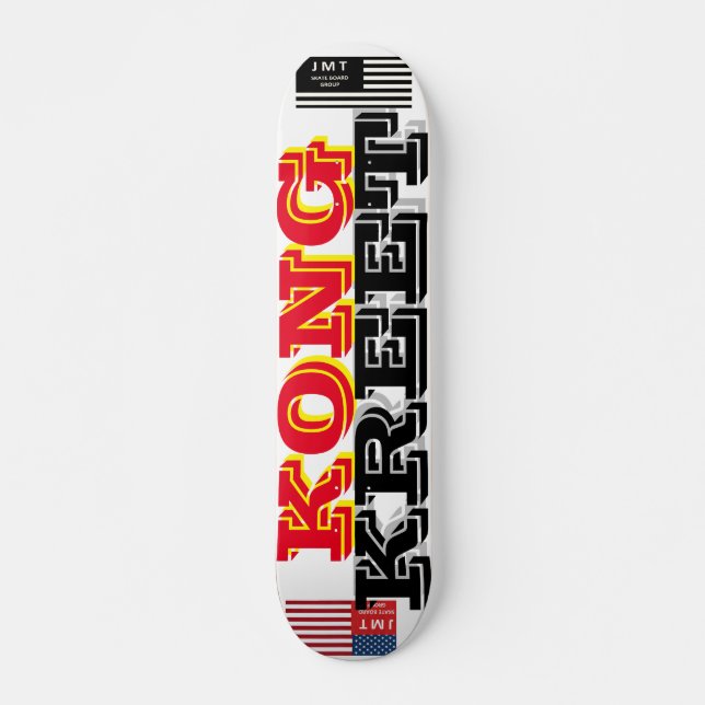 KONG KREET  OFFICIAL 7 3/4" Deck de Skateboard (Frente)