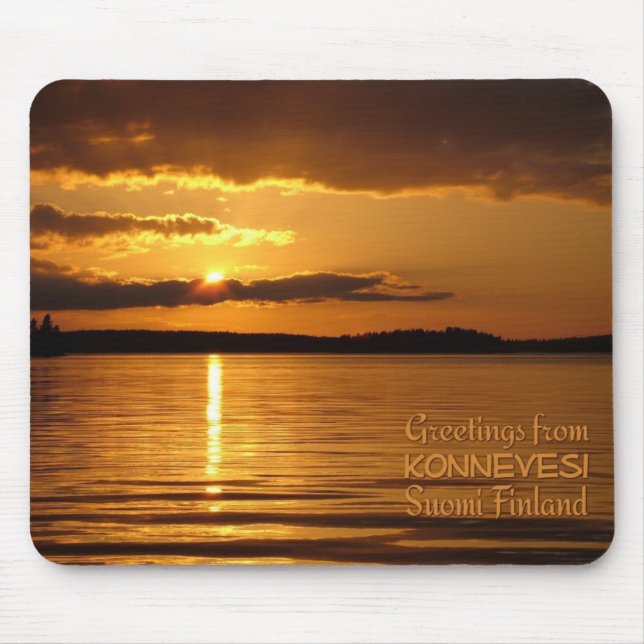 Konnevesi Sunset Mousepad (Frente)