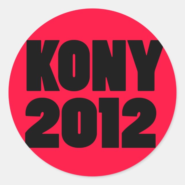 KONY 2012 - Adesivos Luminosos (Frente)