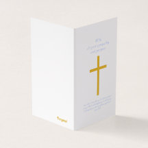Konymoi "Cartão de condolências" com um verso bíbl