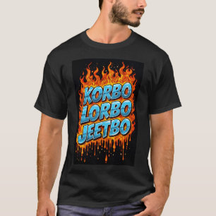 Korbo Lorbo Jeetbo KKR 2025 T-shirt clássica