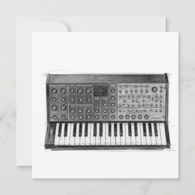 Korg MS 20 Geburtstagskarte  (Frente)
