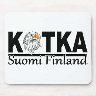 Kotka Finlândia mousepad - personalizar