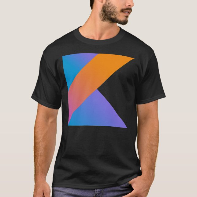 Kotlin logo t-shirt for Kotlin programmers Classic (Frente)