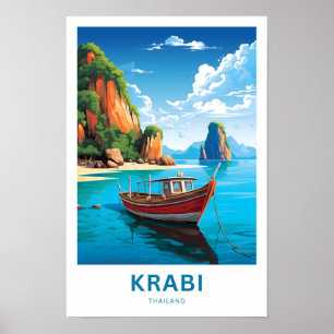 Krabi Tailândia Viagem Impressão