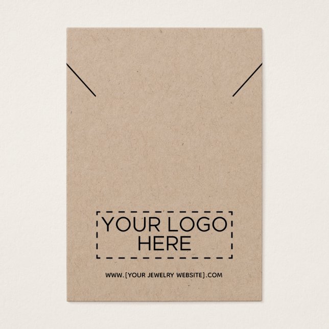 Kraft Necklace Adicione Sua Placa De Vídeo De Logo (Frente)