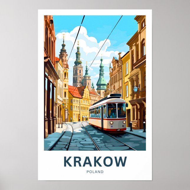 Krakow Polônia Impressão (Frente)