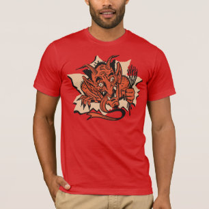 Krampus Busting através de sua camisa