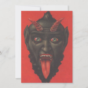 Krampus Com a Língua de Fora