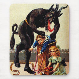 Krampus Kids no Buket Holiday Mousepad