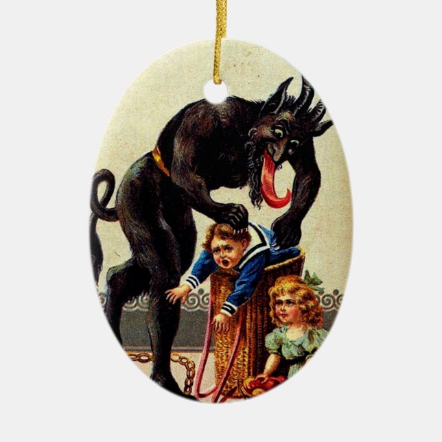 Krampus Kids no Enfeites de natal de Férias no Ces (Frente)