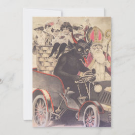 Krampus & Padre Dirigindo Com Crianças