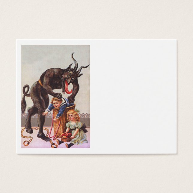 Krampus Sequestrando Crianças (Frente)