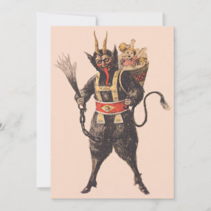 Krampus Seqüestrando Crianças Chibata