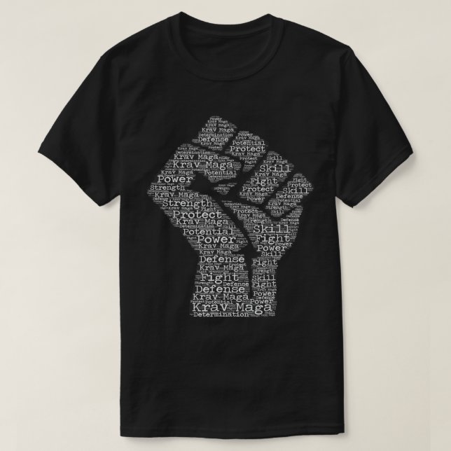 Krav Maga T-Shirt - Seja Uma Arma - Combate À Defe (Frente do Design)