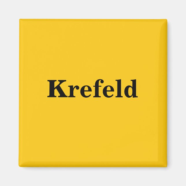 Krefeld íman escudo Gold Gleb (Frente)
