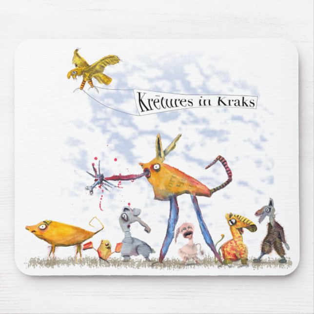 Kretures no mousepad de Kraks… (Frente)