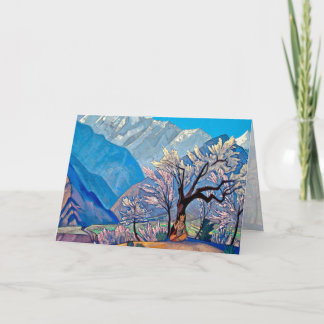 Krishna por Nicholas Roerich - cartão