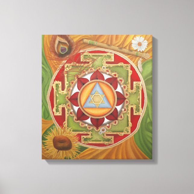 Krishna Yantra Impressão (Frente)