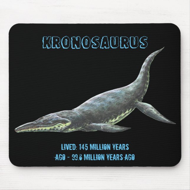 Kronosaurus Dinosaur Mousepad (Frente)