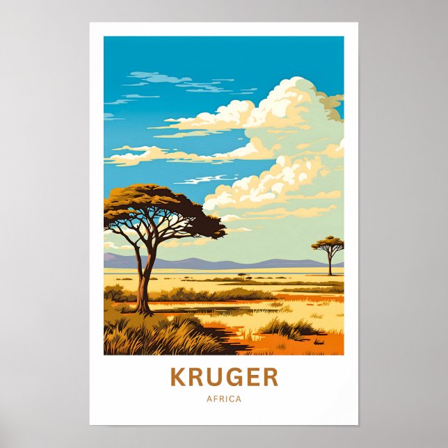 Kruger Africa Viagem Impressão (Frente)