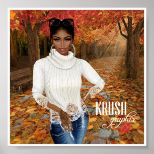 Krush Graphix por Ahsek Novel Hello Fall Poster 2