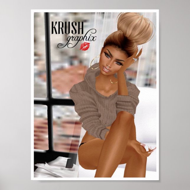 Krush Graphix por Ahsek Novel Poster 22 (Frente)