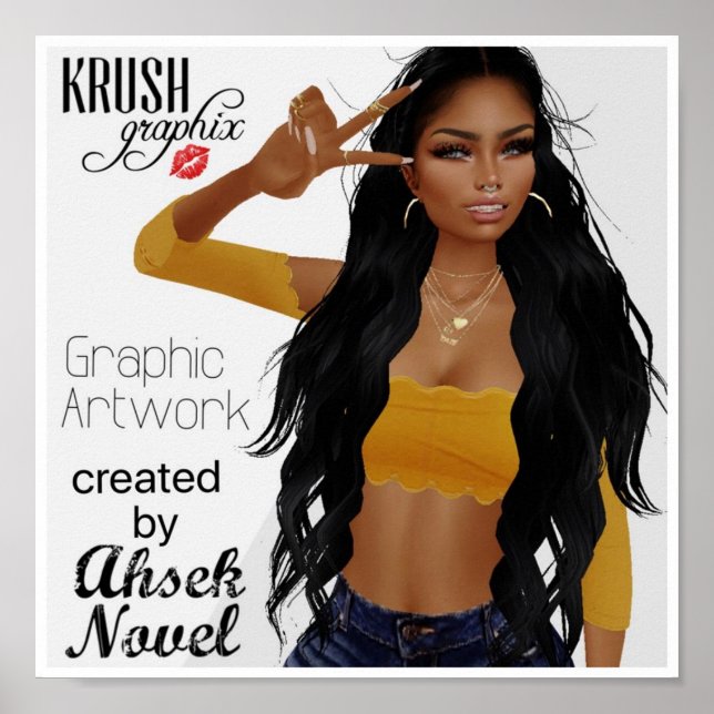 Krush Graphix por Ahsek Novel Poster 25 (Frente)