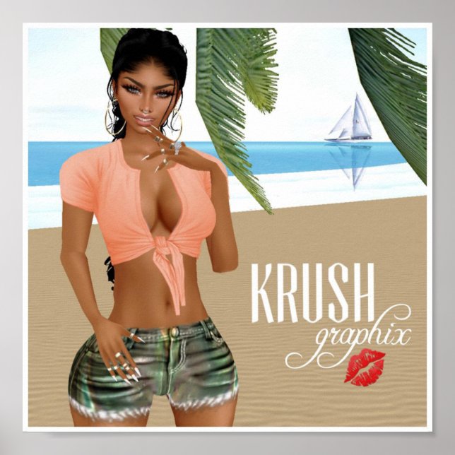 Krush Graphix por Ahsek Novel Poster 28 (Frente)