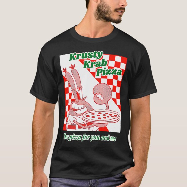 Krusty Krab Pizza Essencial T-Shirt (Frente)